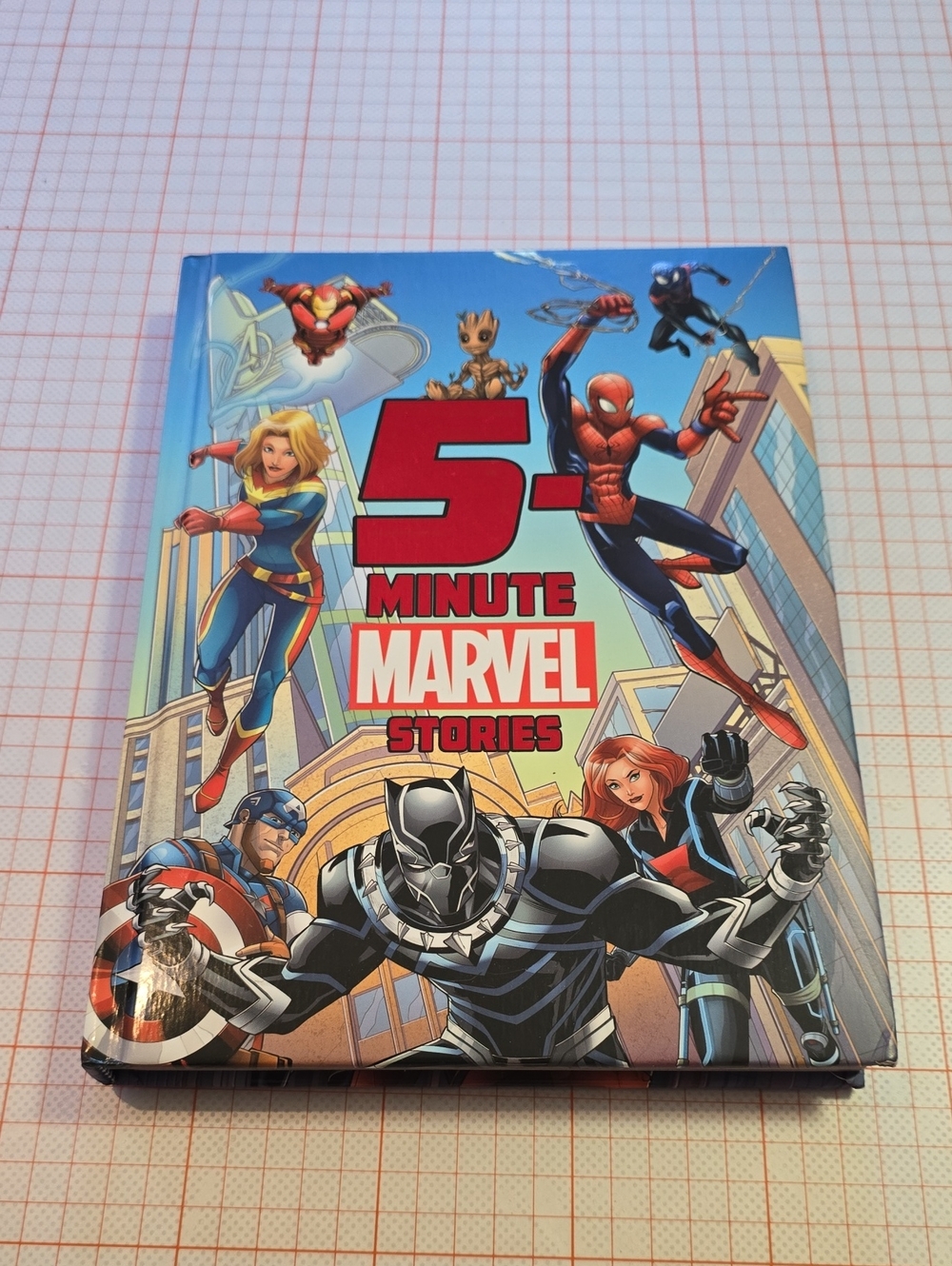 5-Minute Marvel Stories Hardcover - Bright Multicolor Cover Hardback Book